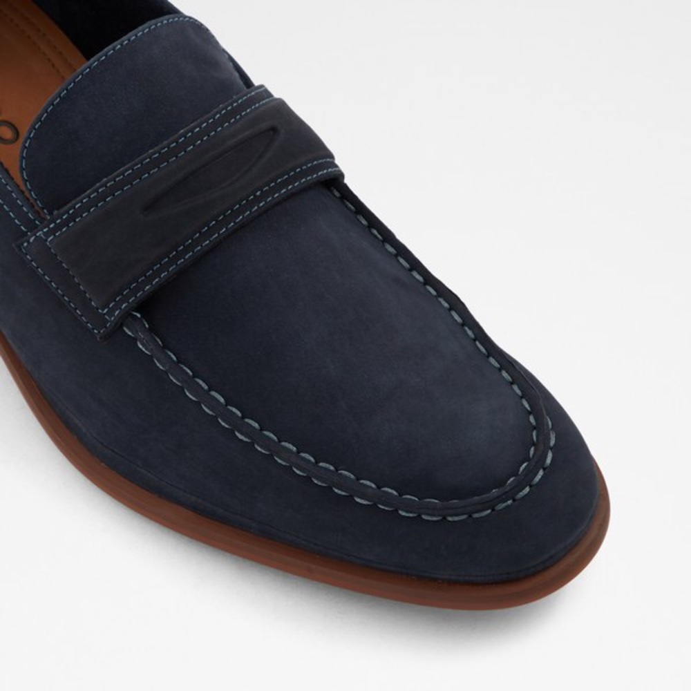 ALDO. Men. Navy blue.
Prelima Plain Keeper Loafer